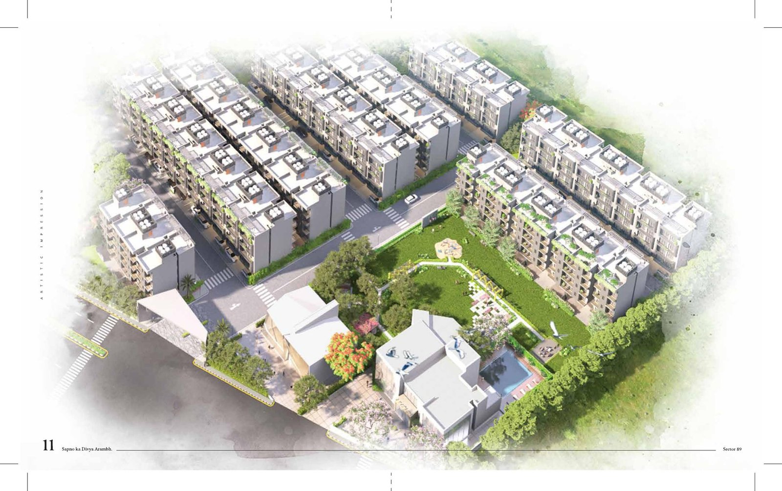 Kashi master development aerial view
