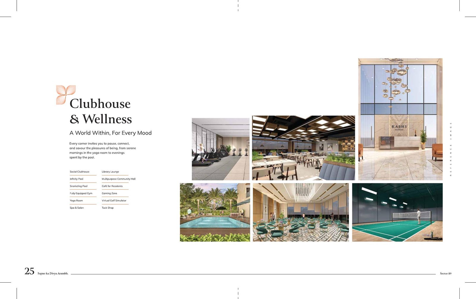 Kashi clubhouse and wellness amenities